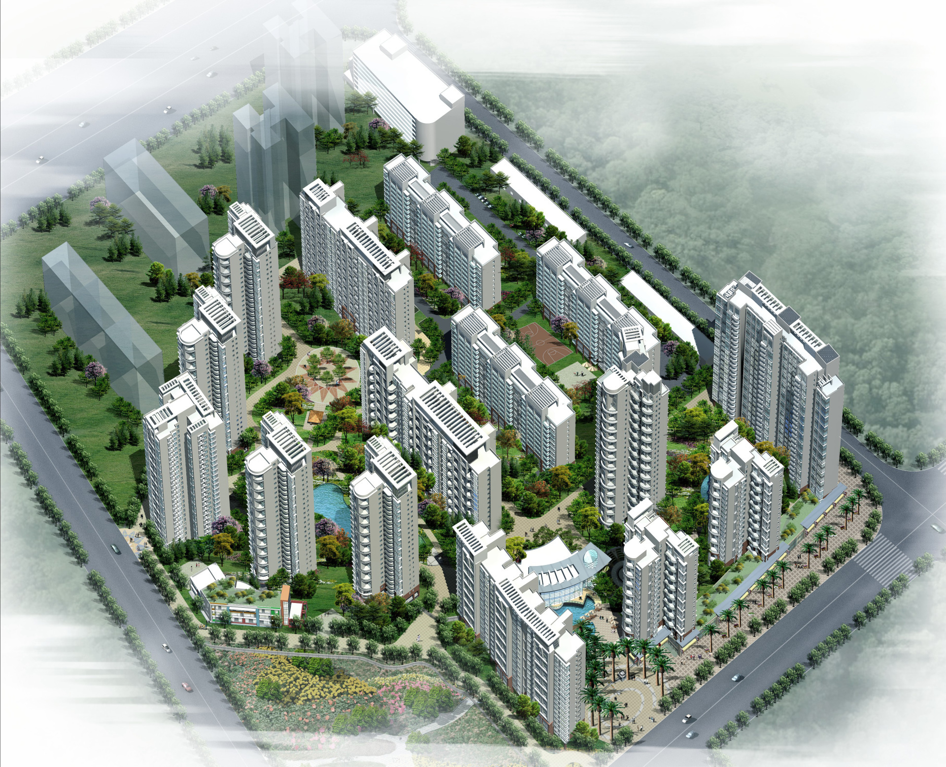 长沙泊爱蓝湾工程